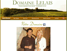 Tablet Screenshot of domainelelais.com